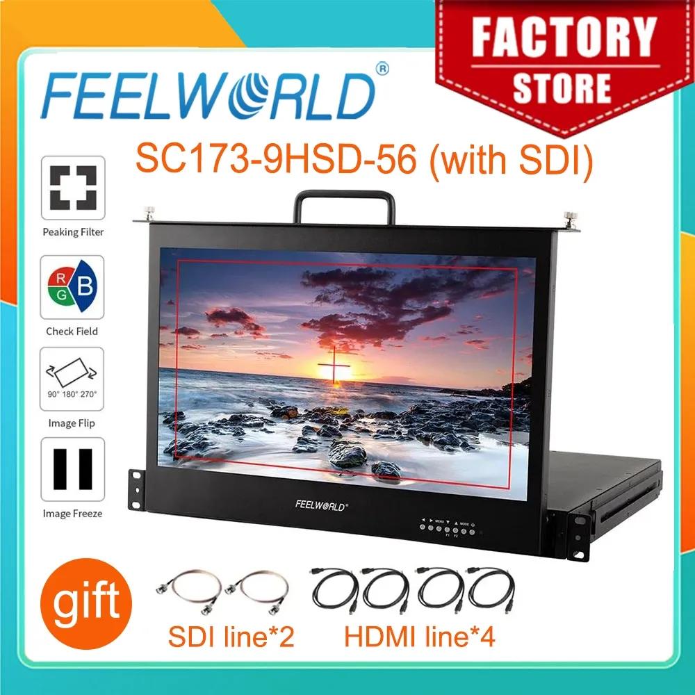 Feelworld Ǯ HD    SC173-9HD-56, 1RU Ǯƿ  Ʈ , 17.3 ġ 1920x1080
